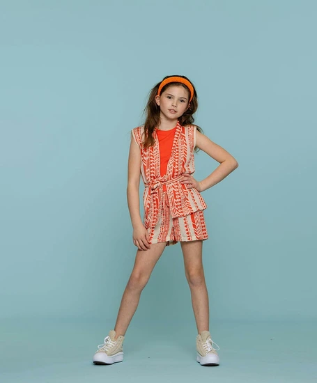 Geisha Girls Short Fancy Woven