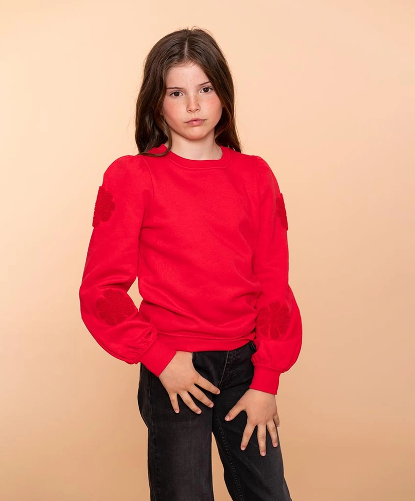 Geisha Girls Sweater Flowers