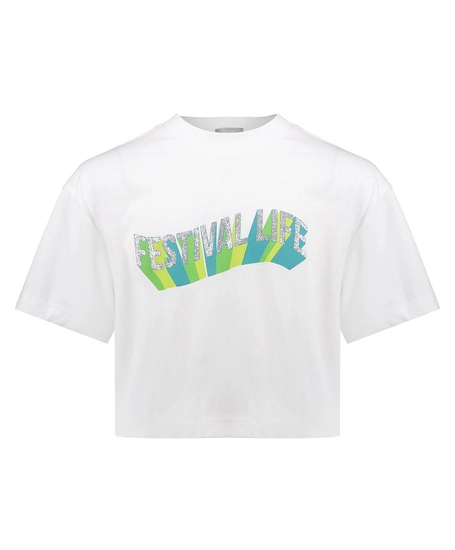 Geisha Girls T-shirt Cropped Festival Life