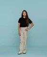 Geisha Girls T-shirt Rib Puffed Shoulder