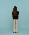 Geisha Girls T-shirt Rib Puffed Shoulder