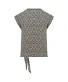 Geisha Girls Top Knot Allover Print