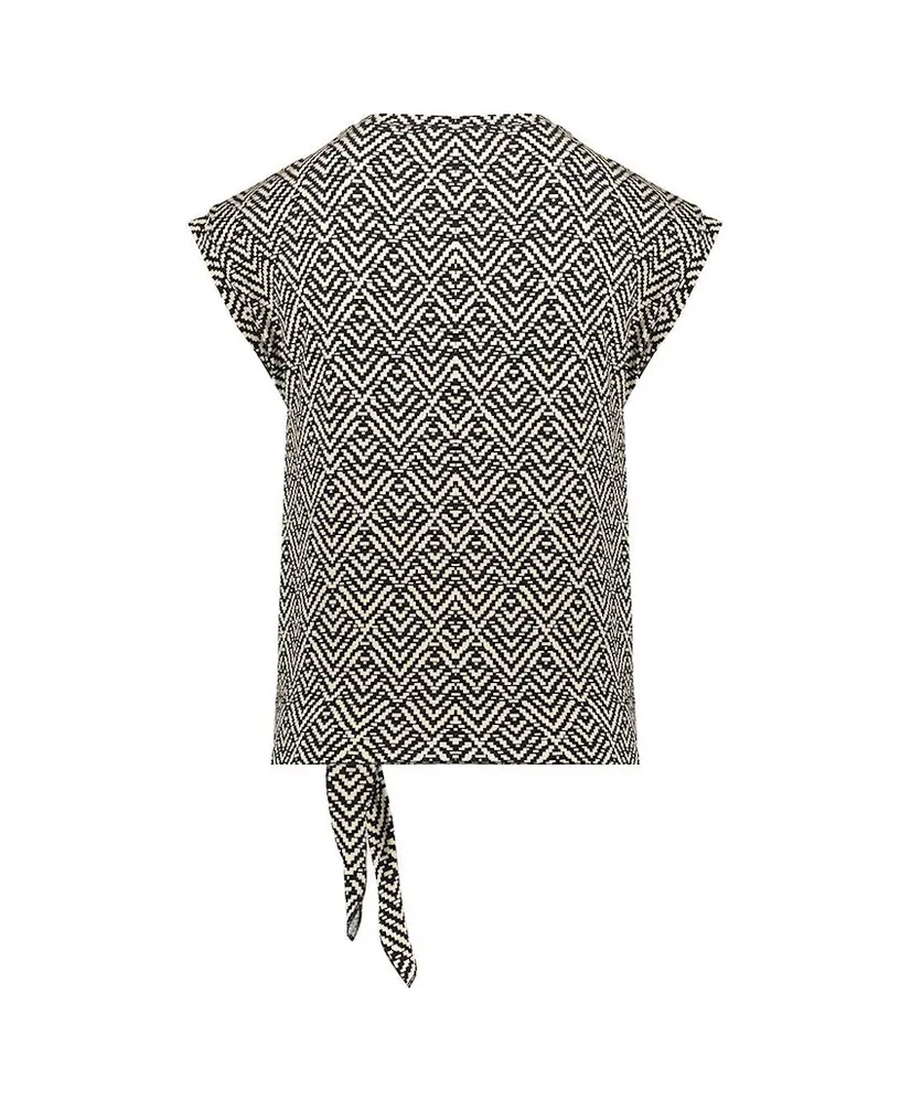 Geisha Girls Top Knot Allover Print