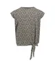 Geisha Girls Top Knot Allover Print