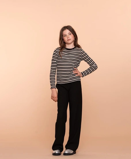 Geisha Girls Top Striped Ajour
