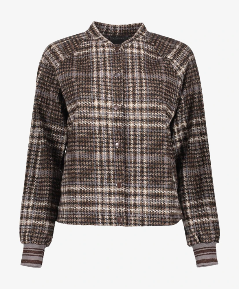 Geisha Jack Jeugdig Jacket check print