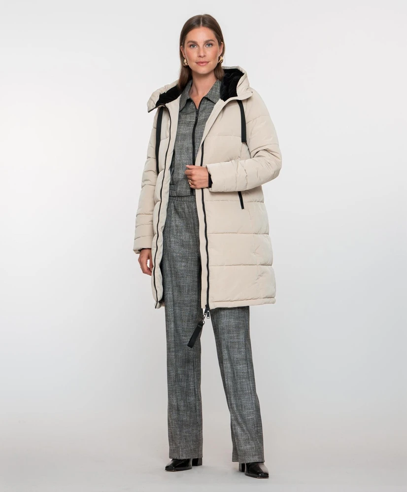 Geisha Jack Jeugdig Jacket velvet touch mid long