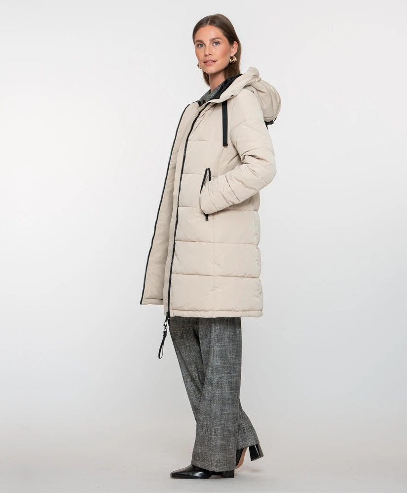 Geisha Jack Jeugdig Jacket velvet touch mid long