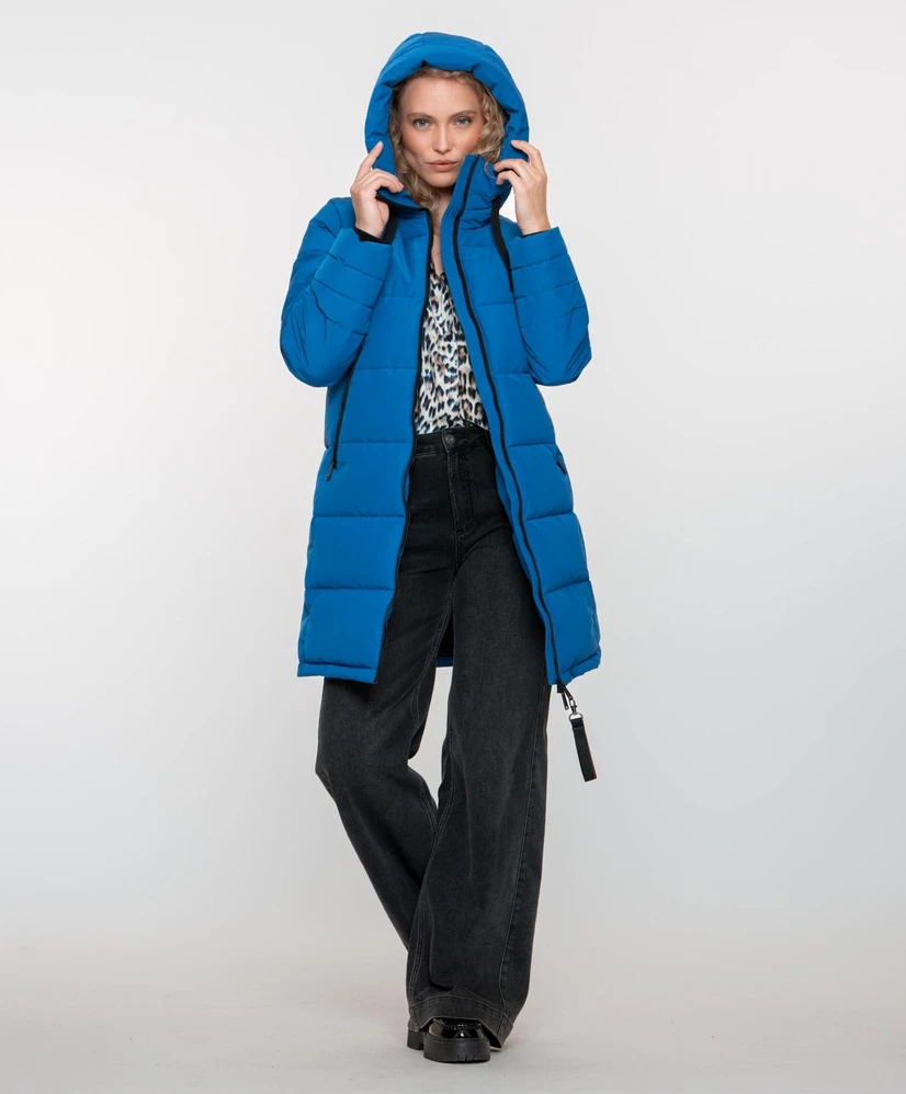 Geisha Jack Jeugdig Jacket with hood mid long