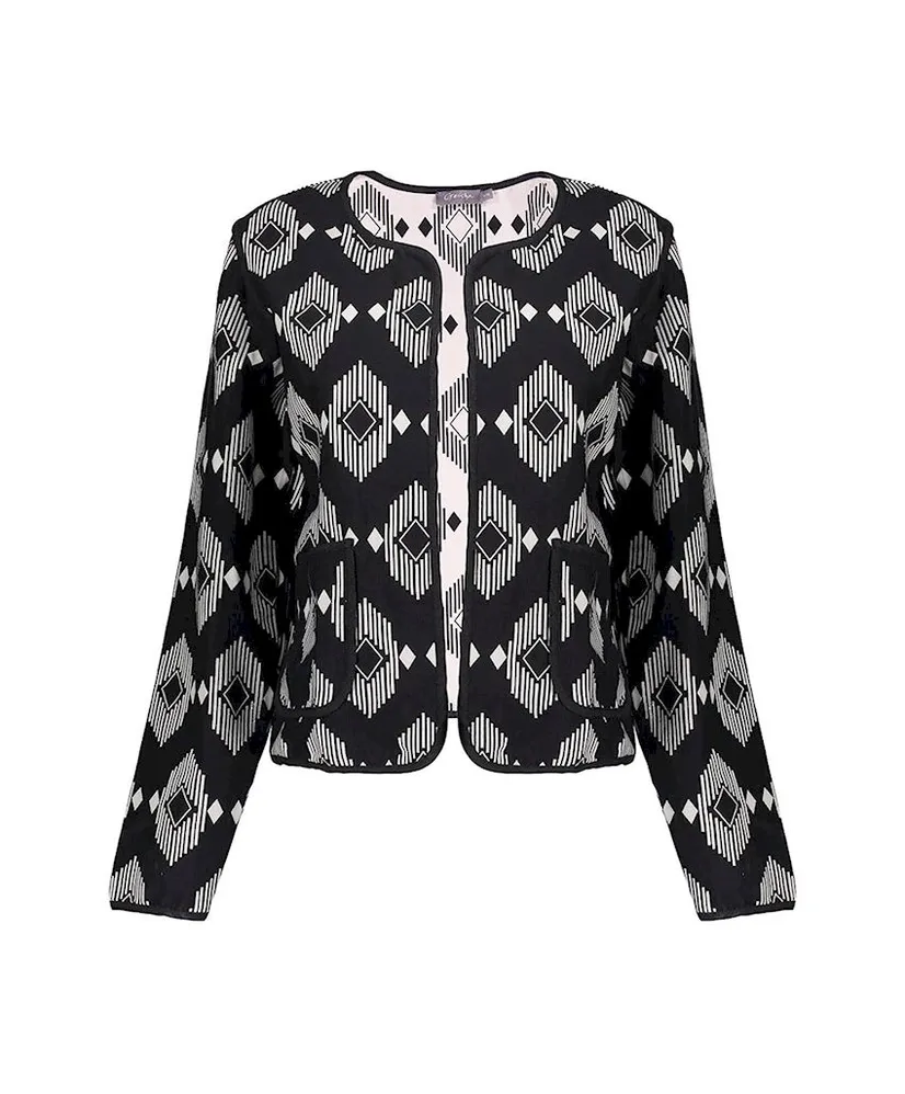 Geisha Jacket Aztec Print