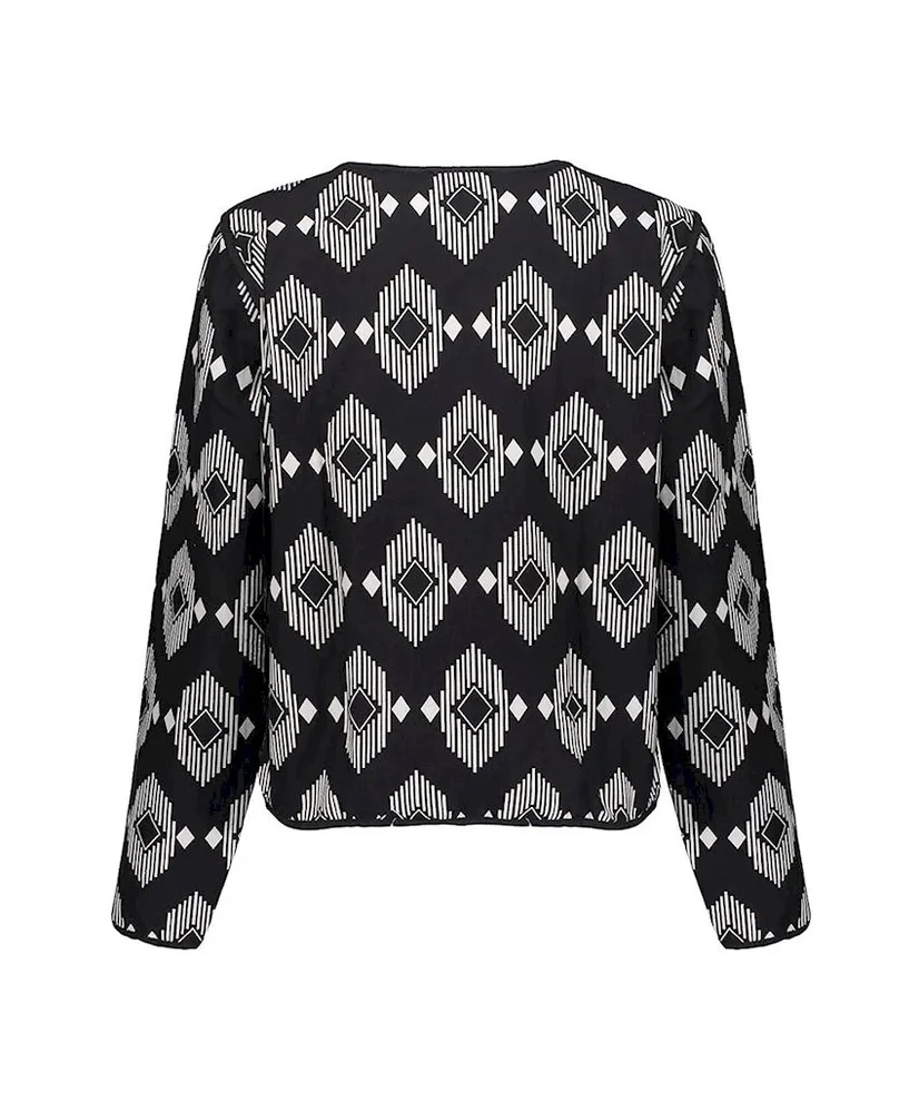 Geisha Jacket Aztec Print