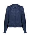 Geisha Jacket Denim Flowers