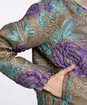 Geisha Jacket Flowers Lurex