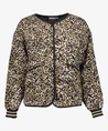Geisha Jacket Gewatteerd Leopard