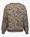 Geisha Jacket Gewatteerd Leopard