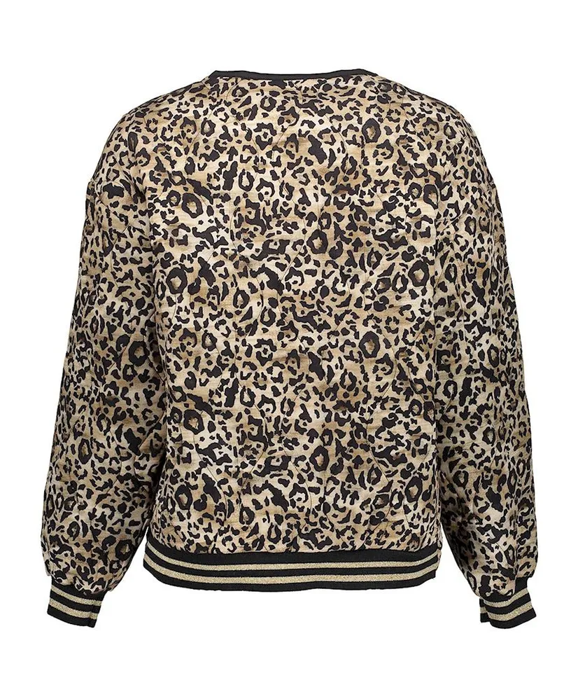Geisha Jacket Gewatteerd Leopard