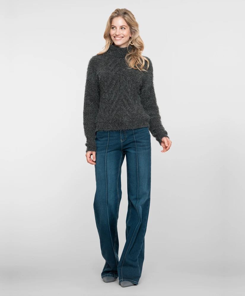 Geisha Jeans straight turn-up