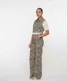 Geisha Jeans Wide Leg Leopard