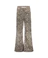 Geisha Jeans Wide Leg Leopard