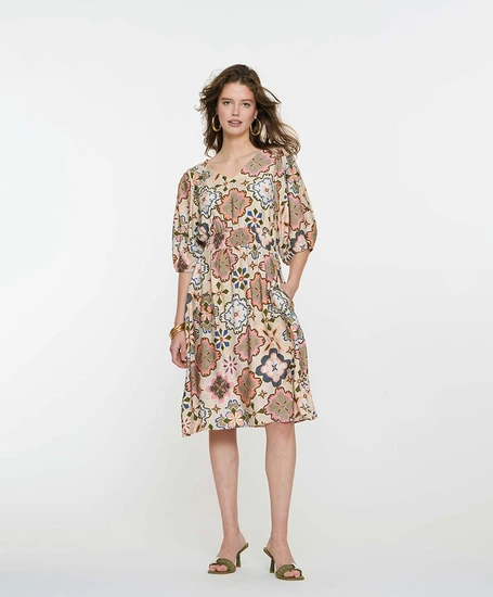 Geisha Jurk Allover Print
