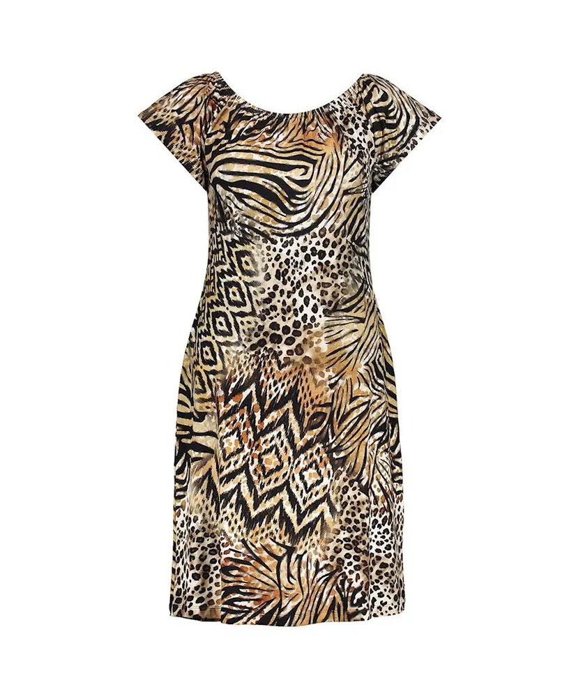 Geisha Jurk Allover Print