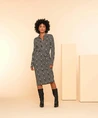 Geisha Jurk Graphic Print