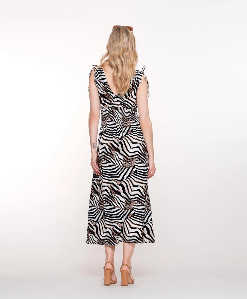 Geisha Jurk Smock Allover Print