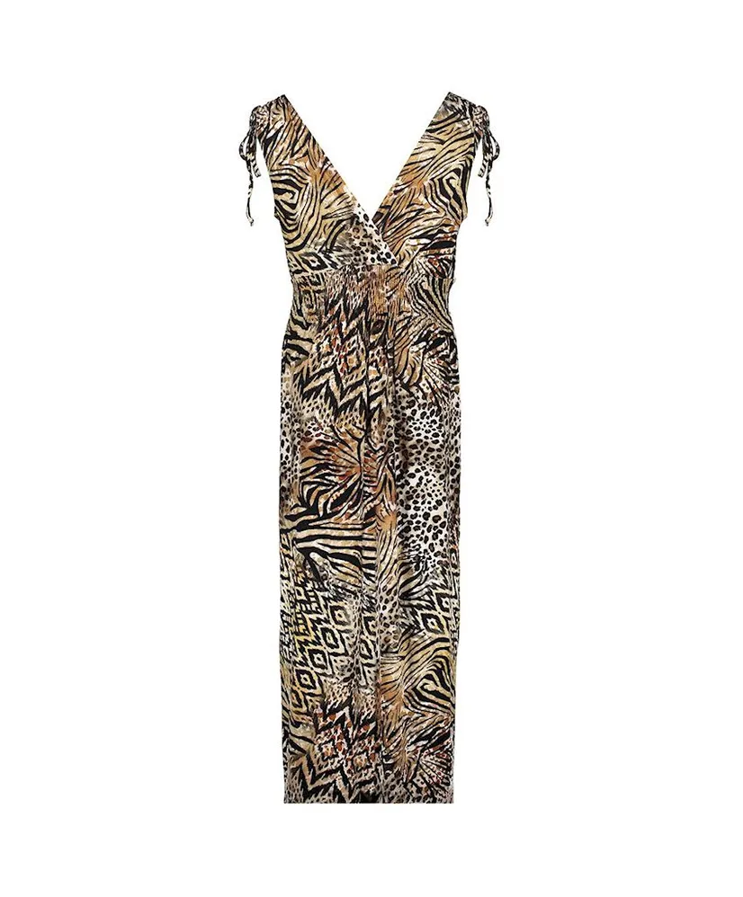 Geisha Jurk Smock Allover Print