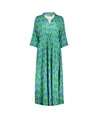 Geisha Maxi Jurk Allover Print