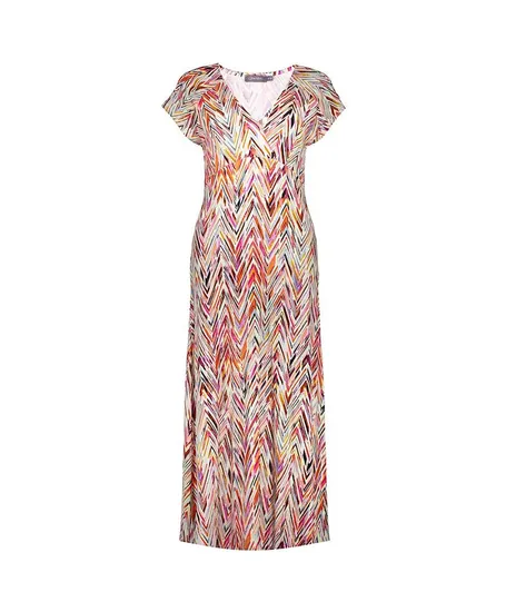 Geisha Maxi Jurk Allover Print