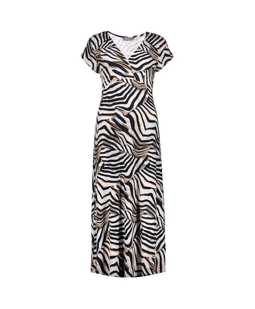 Geisha Maxi Jurk Allover Print