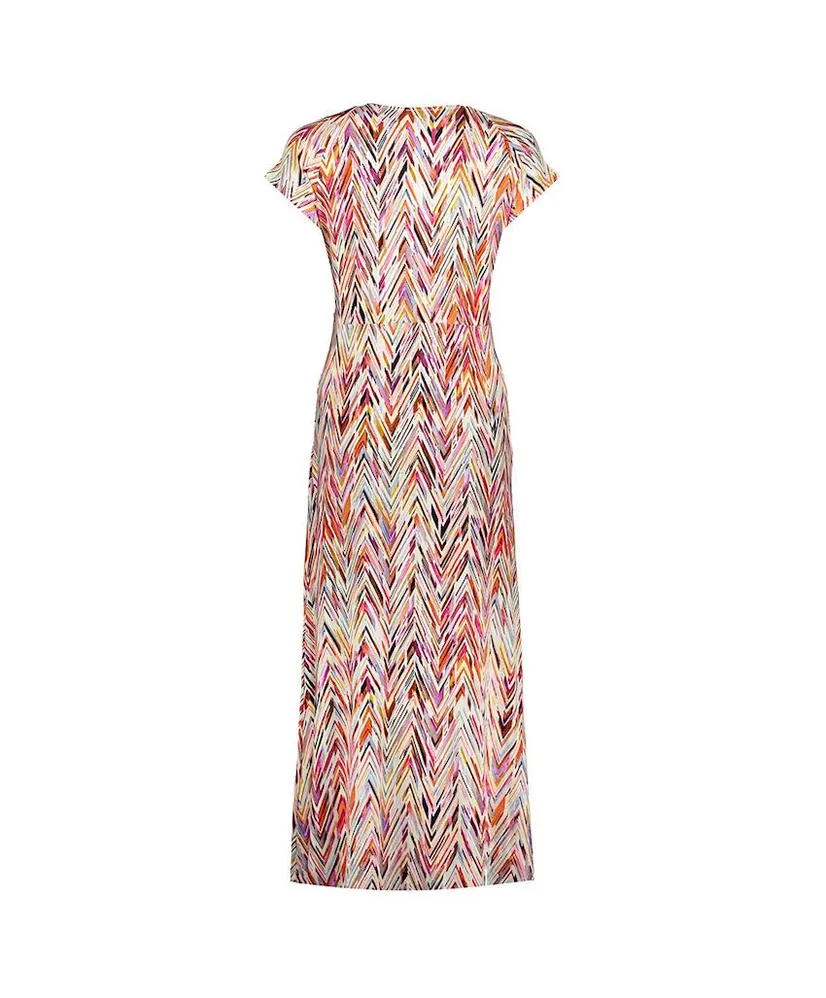 Geisha Maxi Jurk Allover Print