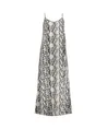 Geisha Maxi Jurk Snake Print
