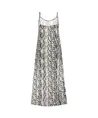 Geisha Maxi Jurk Snake Print