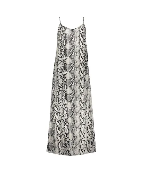 Geisha Maxi Jurk Snake Print