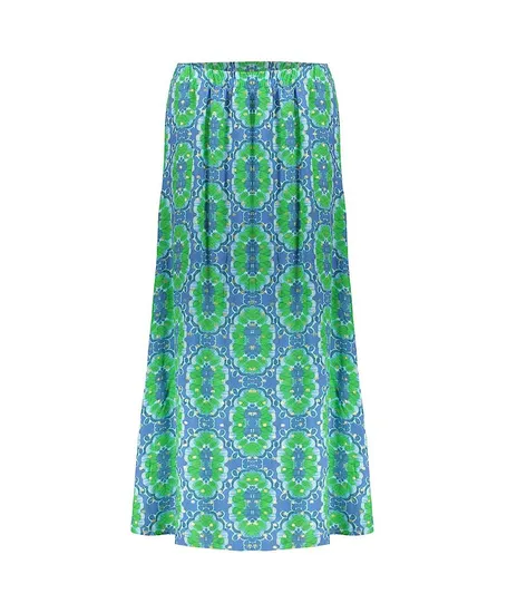 Geisha Maxi Rok Allover Print
