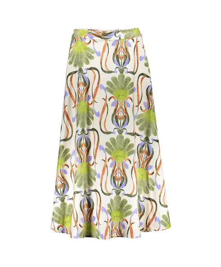 Geisha Maxi Rok Allover Print