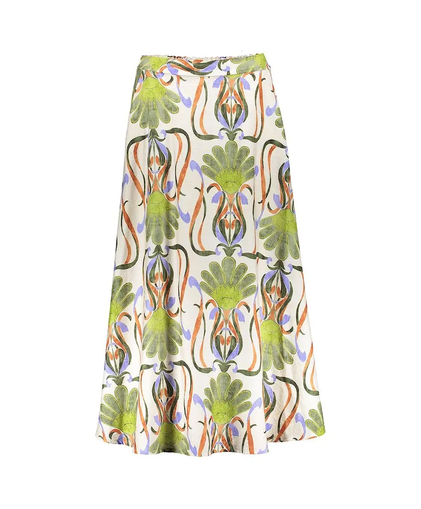 Geisha Maxi Rok Allover Print