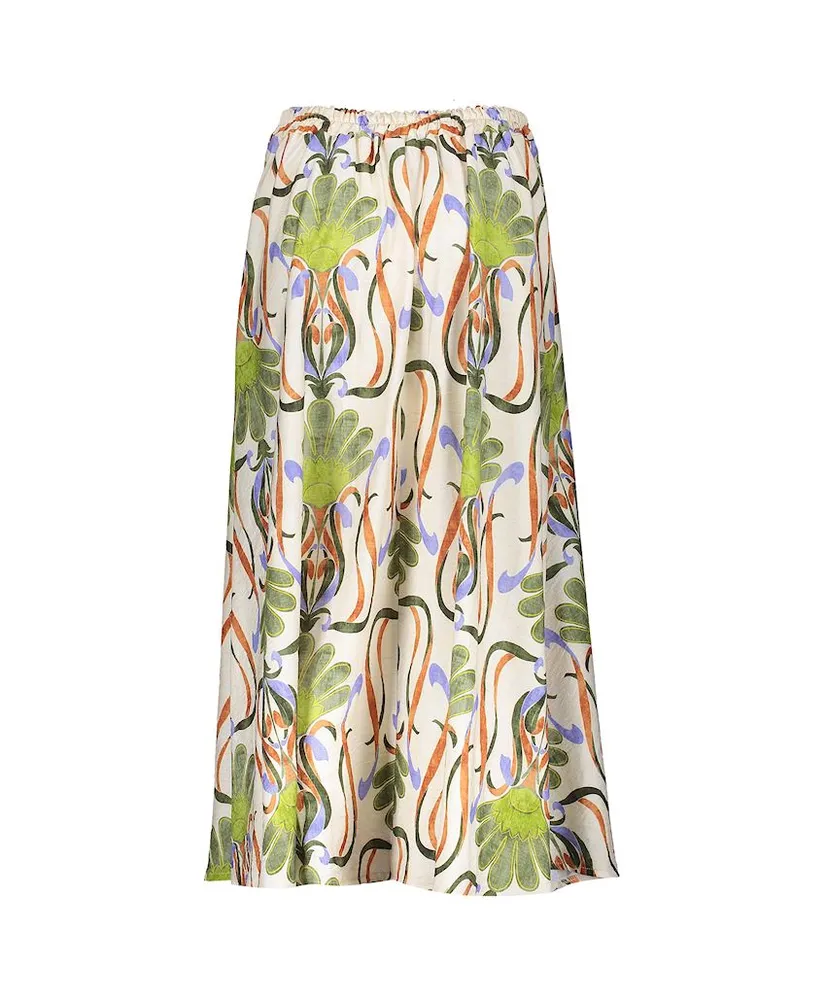 Geisha Maxi Rok Allover Print