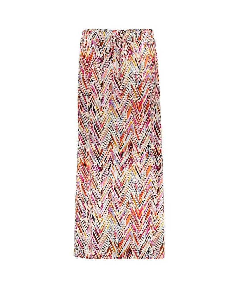 Geisha Maxi Rok Allover Print