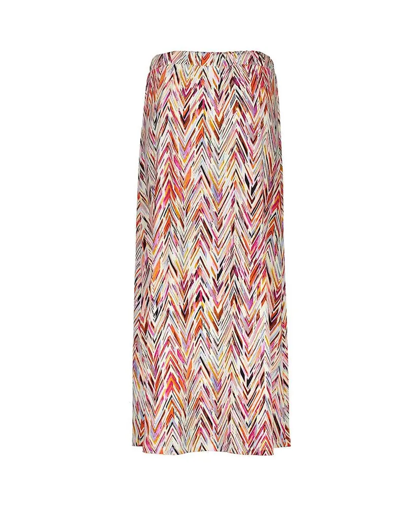 Geisha Maxi Rok Allover Print