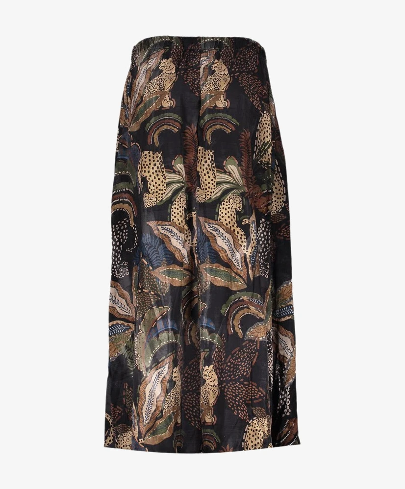 Geisha Maxi Rok Allover Print