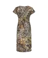 Geisha Midi Jurk Allover Print