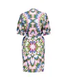 Geisha Midi Jurk Allover Print