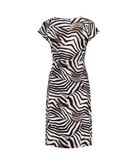 Geisha Midi Jurk Allover Print