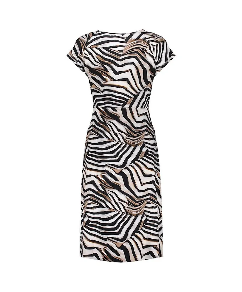 Geisha Midi Jurk Allover Print