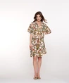 Geisha Midi Jurk Animal Jungle