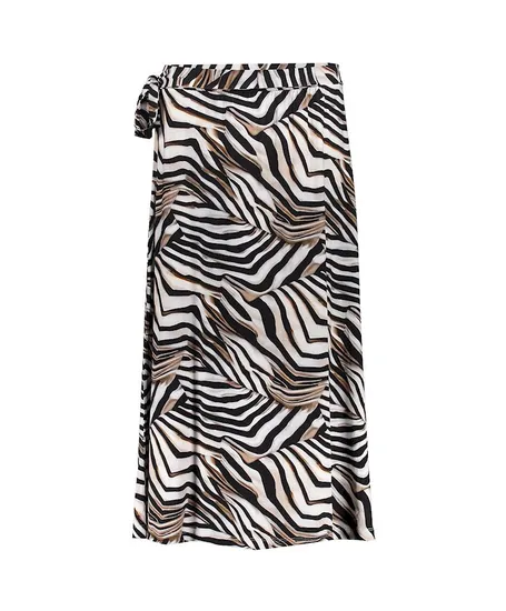 Geisha Midi Rok Allover Print
