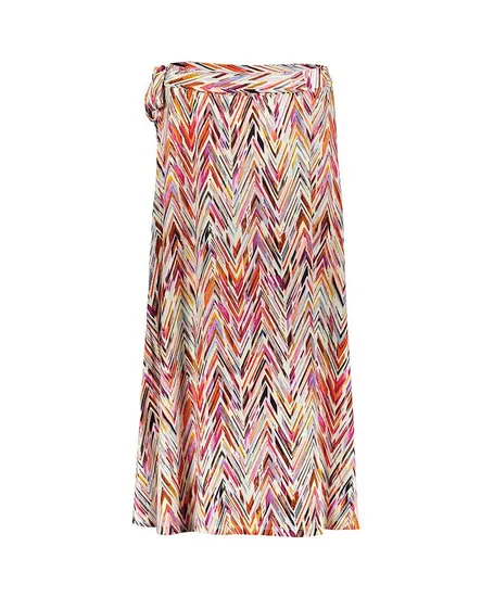 Geisha Midi Rok Allover Print