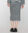 Geisha Midi Rok (edi) Skirt knit contrast hem